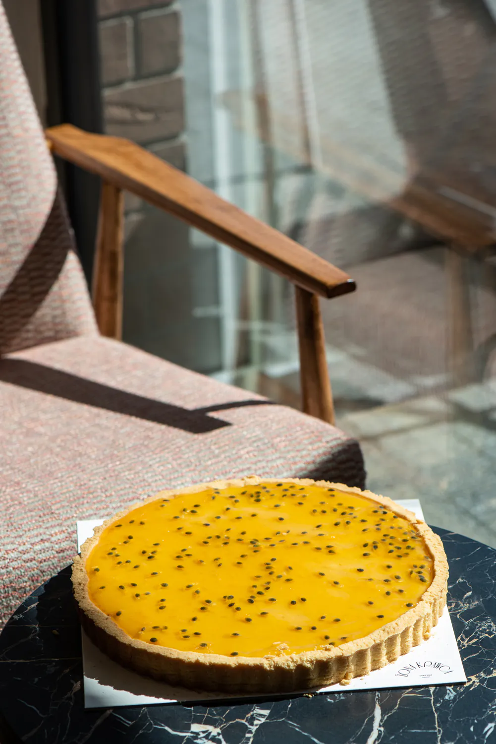Tarta Wegan Marakuja 28 cm - obrazek 3